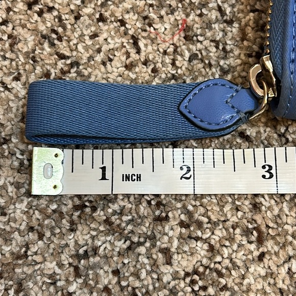 Kate Spade NY Blue Nylon Continental Zip Around Long Wallet - Picture 14 of 16